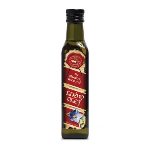 LNĚNÝ OLEJ 250ml– Omega 3 nenasycené mastné kyseliny